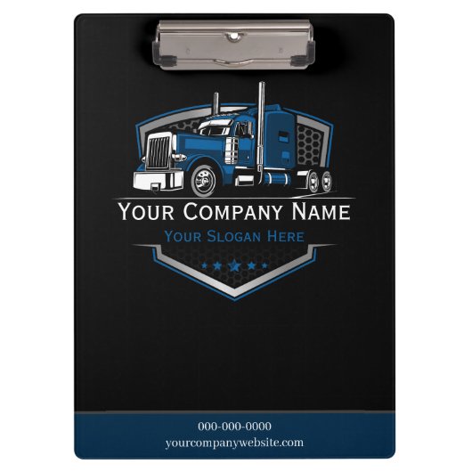 Berufliche LKW-Abschleppfirma Klemmbrett (Vorderseite)