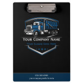 Berufliche LKW-Abschleppfirma Klemmbrett (Vorderseite)