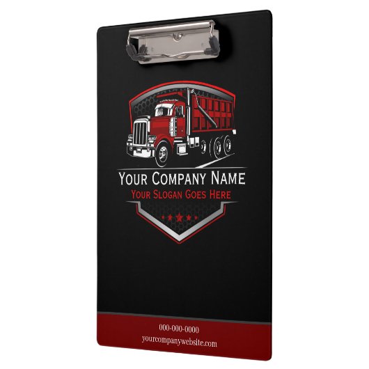 Berufliche LKW-Abschleppfirma Klemmbrett (Links)