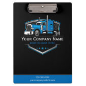 Berufliche LKW-Abschleppfirma Klemmbrett (Vorderseite)