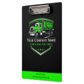 Berufliche LKW-Abschleppfirma Klemmbrett (Links)