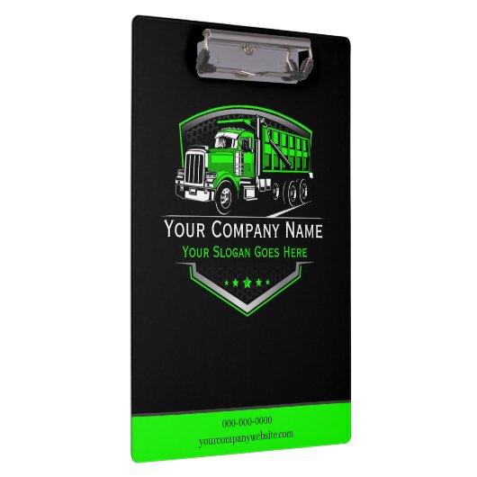 Berufliche LKW-Abschleppfirma Klemmbrett (Rechts)