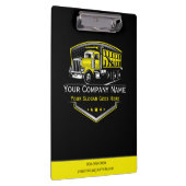 Berufliche LKW-Abschleppfirma Klemmbrett (Rechts)