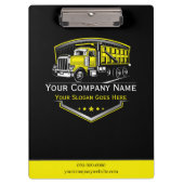 Berufliche LKW-Abschleppfirma Klemmbrett (Vorderseite)