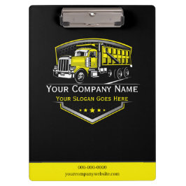 Berufliche LKW-Abschleppfirma Klemmbrett