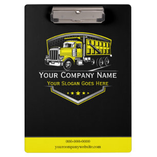 Berufliche LKW-Abschleppfirma Klemmbrett