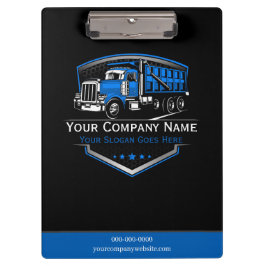 Berufliche LKW-Abschleppfirma Klemmbrett