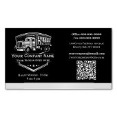 Berufliche LKW-Abschleppfirma QR-Code Magnetische Visitenkarte (Vorderseite)