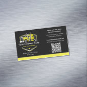 Berufliche LKW-Abschleppfirma QR-Code Magnetische Visitenkarte (Beispiel)