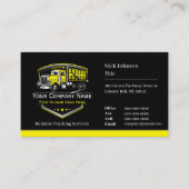 Berufliche LKW-Abschleppfirma QR-Code Visitenkarte (Vorderseite)