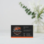 Berufliche LKW-Abschleppfirma QR-Code Visitenkarte (Stehend Vorderseite)