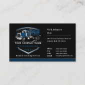 Berufliche LKW-Abschleppfirma QR-Code Visitenkarte (Vorderseite)