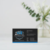 Berufliche LKW-Abschleppfirma QR-Code Visitenkarte (Stehend Vorderseite)