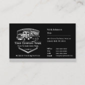 Berufliche LKW-Abschleppfirma QR-Code Visitenkarte (Vorderseite)