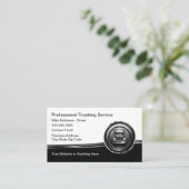 Berufliche LKW-Fahrer-Visitenkarten Visitenkarte (Stehend Vorderseite)