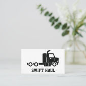 berufliche LKW-Visitenkarten Visitenkarte (Stehend Vorderseite)