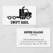 berufliche LKW-Visitenkarten Visitenkarte (Vorne/Hinten)