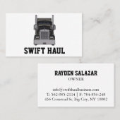 berufliche LKW-Visitenkarten Visitenkarte (Vorne/Hinten)