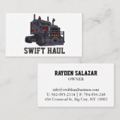 berufliche LKW-Visitenkarten Visitenkarte (Vorne/Hinten)