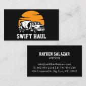 berufliche LKW-Visitenkarten Visitenkarte (Vorne/Hinten)