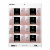 Berufliche Logo-Umhüllung um Rose Gold (Vorne)