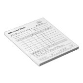 Berufliche Logoauftritte Notizblock (angewinkelt)