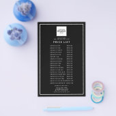 Berufliche Logoliste Schwarzer Schönheitspreis Flyer (Einzeln)