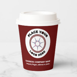 Berufliche Logos von Unternehmen personalisieren Pappbecher