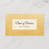 Berufliche Loyalitätsbelohnungen für einfache Gelb Treuekarte (Rückseite)