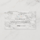 Berufliche Loyalitätskarte für das Marmorgeschäft Treuekarte (Rückseite)