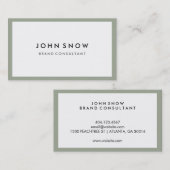 Berufliche Luxe-Visitenkarte Visitenkarte (Vorne/Hinten)