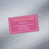 Berufliche Magnetfaser-Visitenkarte Magnetische Visitenkarte (Beispiel)