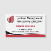 Berufliche Magnetkarte mit Logo (Vorderseite)