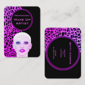 Berufliche Make up Artist Business Card Visitenkarte (Vorne/Hinten)