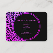 Berufliche Make up Artist Business Card Visitenkarte (Rückseite)
