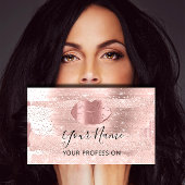 Berufliche Makeup Artist Rose Kiss Lips Schlaganfä Visitenkarte