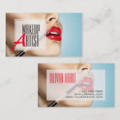 Berufliche Makeup Artist, Schönheit Visitenkarte (Vorne/Hinten)