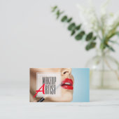 Berufliche Makeup Artist, Schönheit Visitenkarte (Stehend Vorderseite)