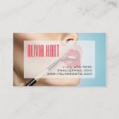 Berufliche Makeup Artist, Schönheit Visitenkarte (Rückseite)