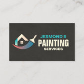 Berufliche Maldienstleistungen - Hausmaler Visitenkarte (Vorderseite)