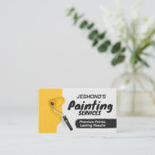 Berufliche Maldienstleistungen - Hausmaler Visitenkarte (Stehend Vorderseite)