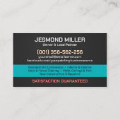 Berufliche Maldienstleistungen - Maler-Bus Visitenkarte (Rückseite)