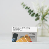 Berufliche Maldienstleistungen Visitenkarte (Stehend Vorderseite)