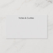 Berufliche Maler Moderne Visitenkarten Visitenkarte (Rückseite)