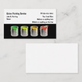 Berufliche Maler Moderne Visitenkarten Visitenkarte (Vorne/Hinten)