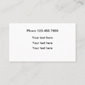 Berufliche Maler und Sandstrahlen Visitenkarte (Rückseite)