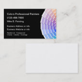 Berufliche Maler-Visitenkarten farbig Visitenkarte (Vorne/Hinten)