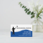 Berufliche Maler-Visitenkarten Visitenkarte (Stehend Vorderseite)