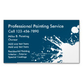 Berufliche Maler-Visitenkartenmagnete Magnetische Visitenkarte (Vorderseite)
