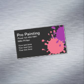 Berufliche Maler-Visitenkartenmagnete Magnetische Visitenkarte (Beispiel)